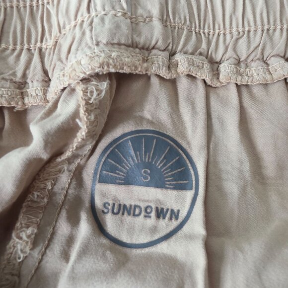 Sundown By River + Sky Wide Leg Relaxed Fit Elastic Waist Pants, S - Picture 4 of 7